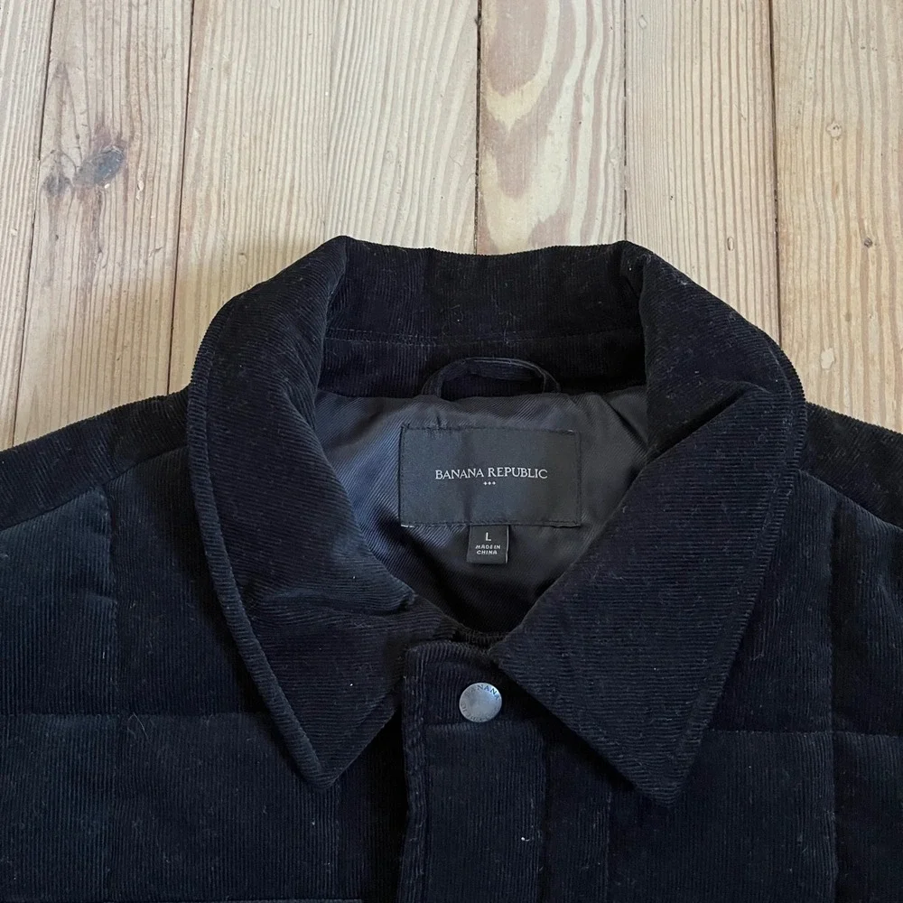 Banana Republic quilted corduroy